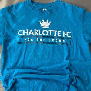 Charlotte FC men’s medium Blue T-Shirt